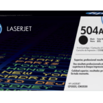 HP 504A BLACK Original LaserJet Toner Cartridge, CE250A