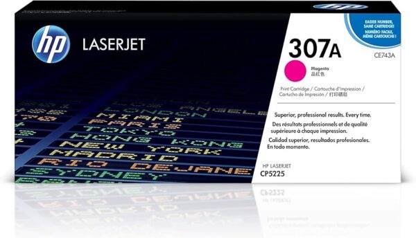 HP 307A MAGENTA Original LaserJet Toner Cartridge, CE743A