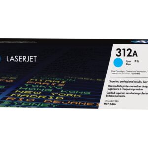 HP 312A CYAN  Original LaserJet Toner Cartridge, CF381A