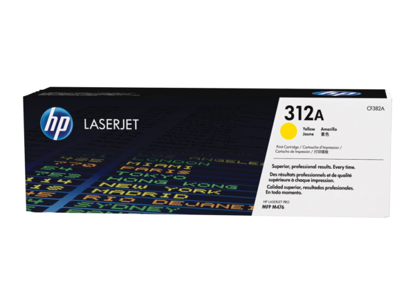 HP 312A YELLOW  Original LaserJet Toner Cartridge, CF382A