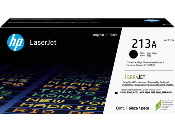 HP 213A BLACK Original LaserJet Toner Cartridge, W2130A